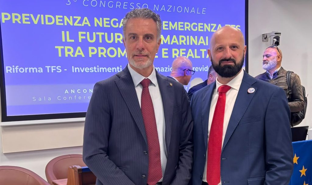Michele Daniele La Notte e Francesco Cacace al 3° Congresso nazionale SIM Marina, Ancona, 23 ottobre 2026.